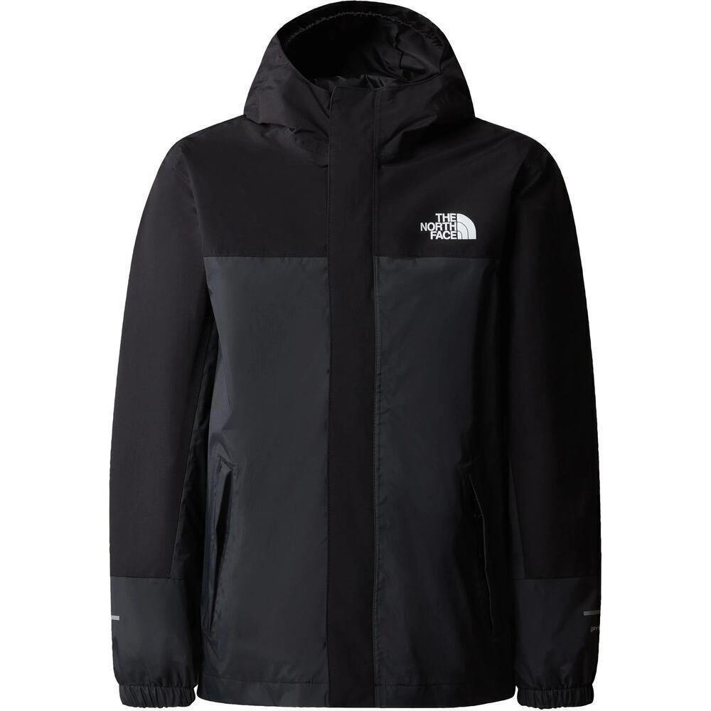 The North Face Boys Antora Rain Asphalt Grey Dryvent Jacket Size L 12 NWT